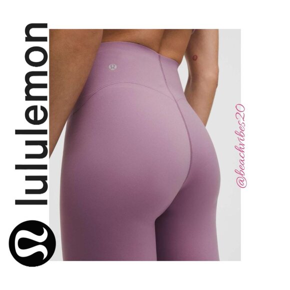 LULULEMON ATHLETICA Glow Up Super-High-Rise Tight 28" Lavender Luxe 10 LL-219 - Picture 5 of 11
